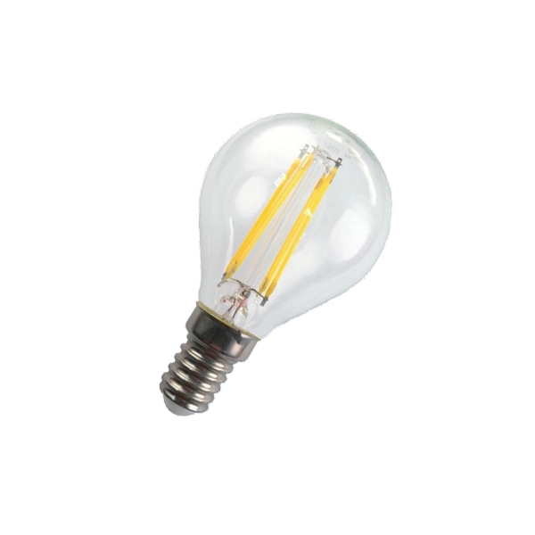 FL-LED Filament G45 7.5W E14 3000К 220V 750Лм 45*75мм FOTON_LIGHTING  -  лампа шарик прозрачная