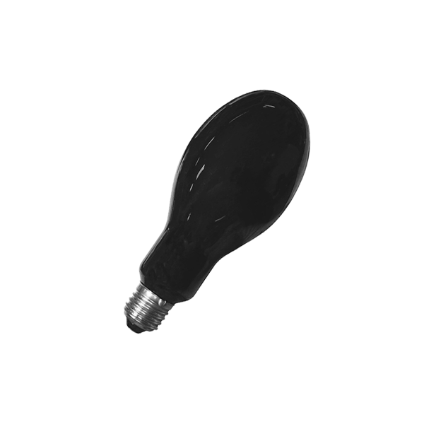 HSBW 160W E27 UV-A БЕЗДРОССЕЛЬНАЯ ртутная чёрное стекло - лампа SYLVANIA