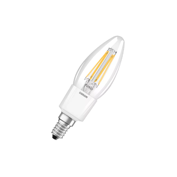 5.5W/2700K (=60W) E14 PARATHOM FILAMENT прозрачная - Светодиодная филаментная лампа Свеча OSRAM