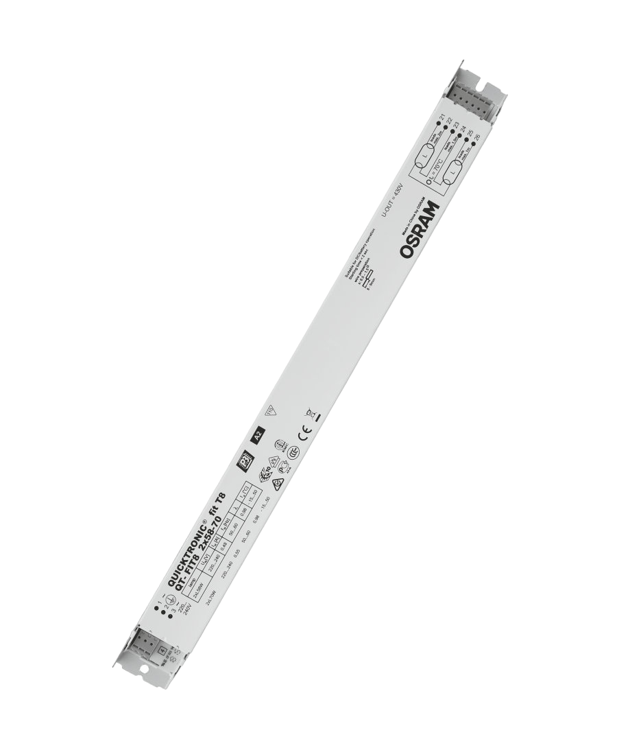 QT-FIT8 2X58-70/198-264V  360x30x28mm - ЭПРА для люминесцентной лампы Т8 OSRAM