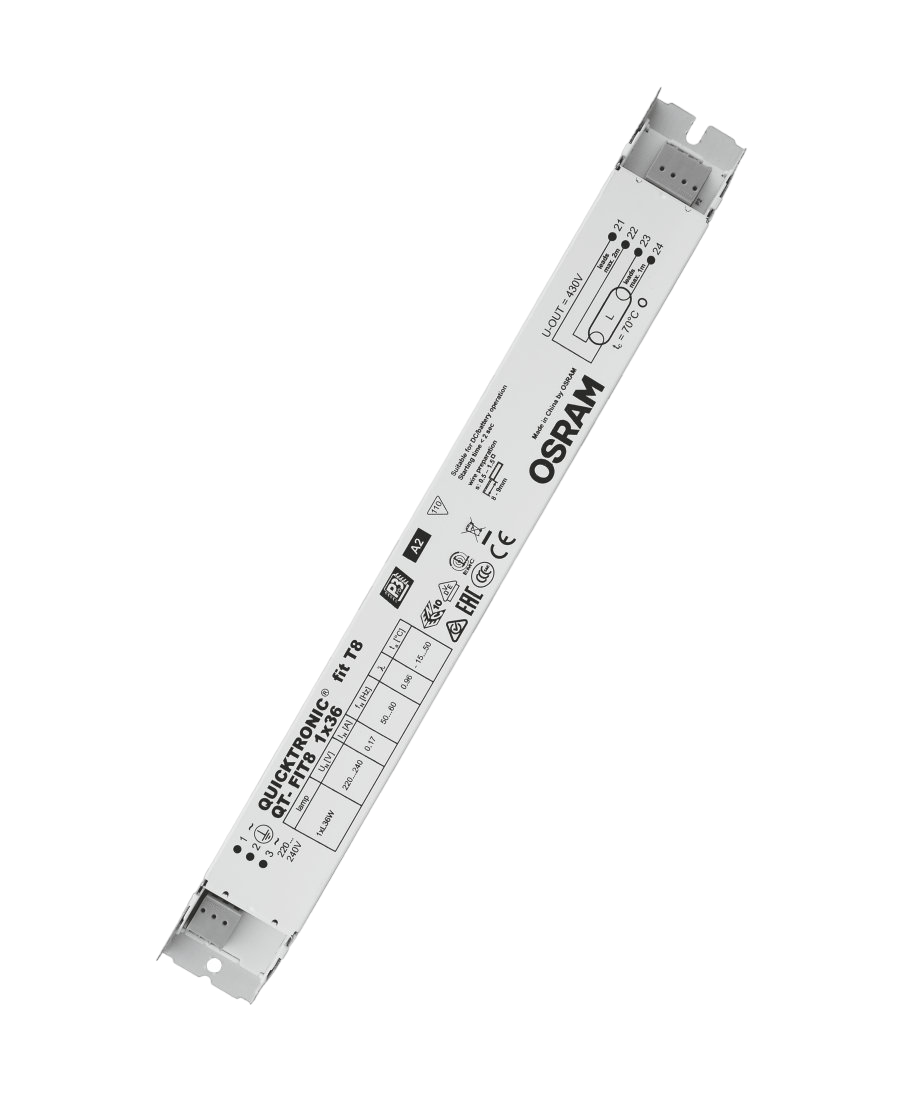 QT-FIT8 1X36/198-264V  280x30x28mm - ЭПРА для люминесцентной лампы Т8 OSRAM