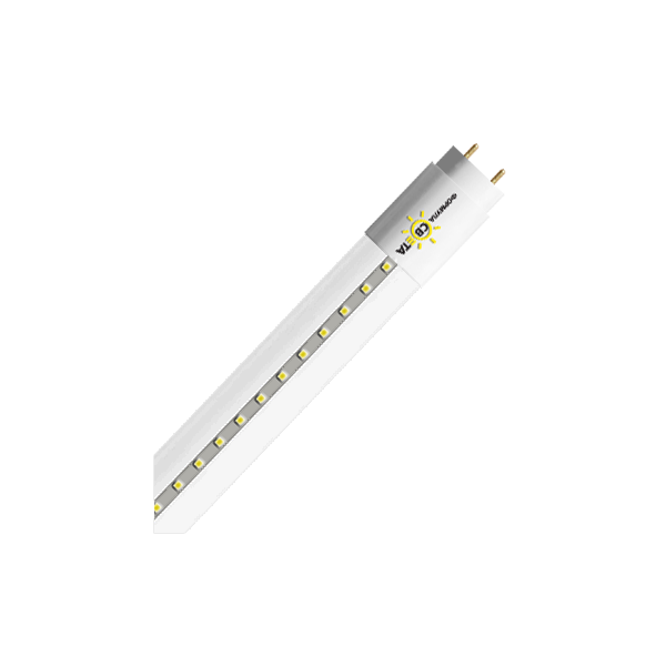 0.6m 9W/4000K G13 LED T8 CRI80 870Lm 600мм (2-х стороннее подключение / прозрачная) - Светодиодная лампа Т8 Формула Света