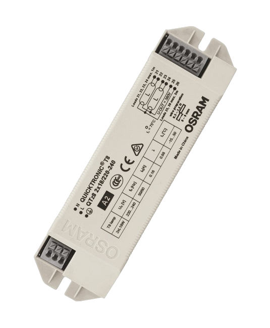 QTZ8 2X18/220-240  150x40x28mm - ЭПРА для люминесцентной лампы Т8 OSRAM