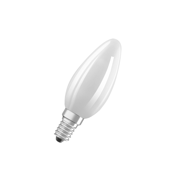 4W/2700K (=40W) E14 PARATHOM FILAMENT матовая - Светодиодная филаментная лампа Свеча OSRAM