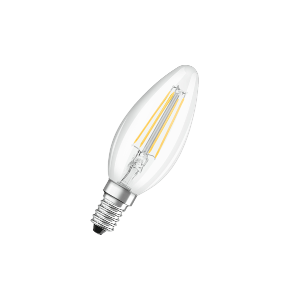 5W/4000K (=60W) E14 LED Star FILAMENT прозрачная - Светодиодная филаментная лампа Свеча OSRAM