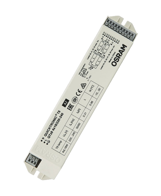 QTZ8 4X18/220-240  210x40x30mm - ЭПРА для люминесцентной лампы Т8 OSRAM