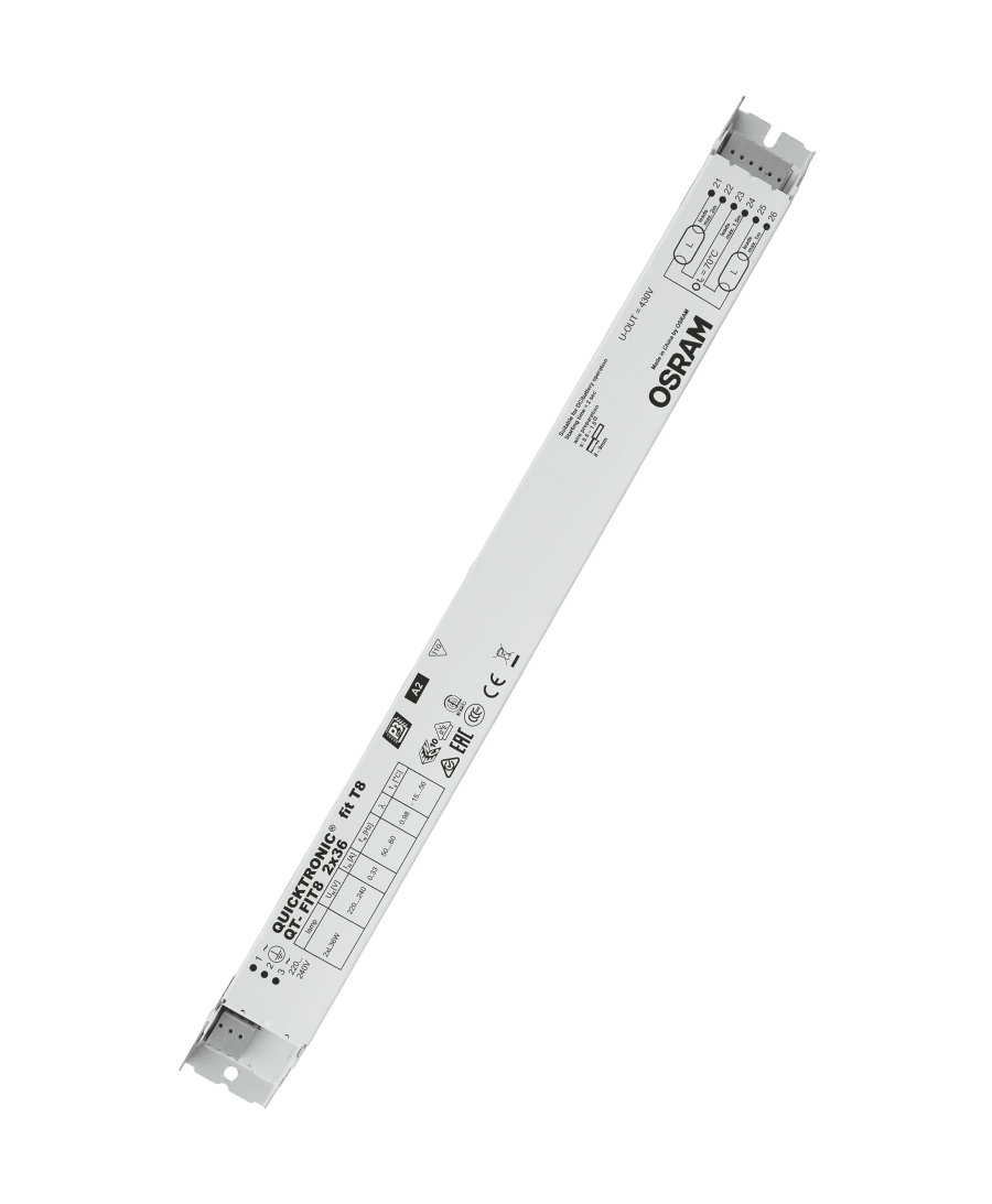 QT-FIT8 2X36/198-264V  360x30x28mm - ЭПРА для люминесцентной лампы Т8 OSRAM