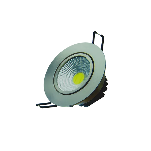 FL-LED Consta B 7W Nikel 4200K мат. хром 7Вт 560Лм(светильник встр. пов.)(S416) D=85мм d=68мм h=45мм