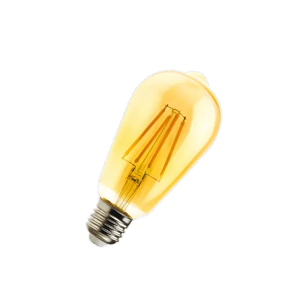 FL-LED Vintage ST64 10W/2200К E27  220V 1000Лм  - Светодиодная филаментная винтажная лампа FOTON LIGHTING