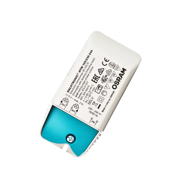 HTM 105/230-240 108x52x33mm - трансформатор электронный для галогенных ламп OSRAM