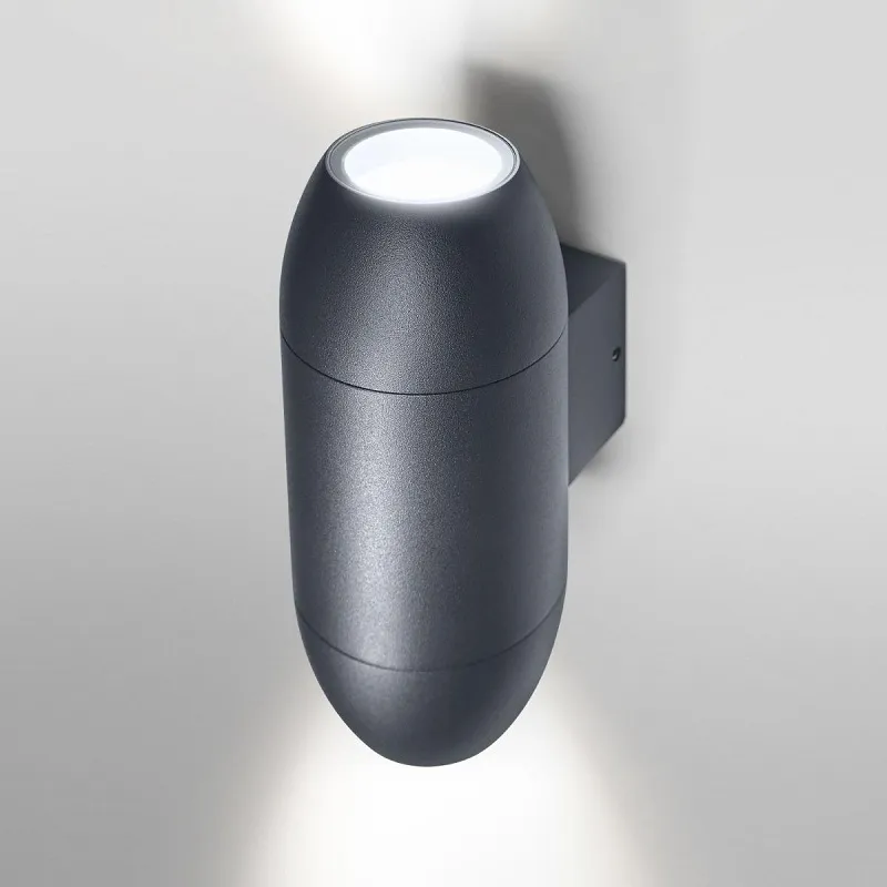 ENDURA CLASSIC GU10 CANNON UP+DOWN DARK GREY IP44  - Уличный настенный светильник БРА LEDVANCE
