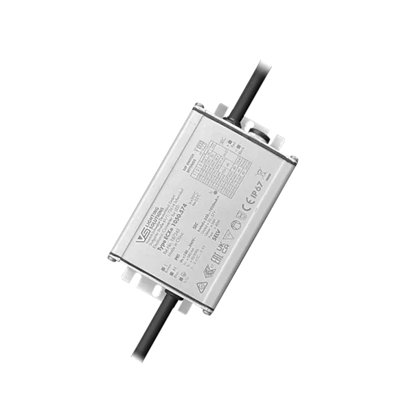 VS ECXe 1050.574    350-1050mA   20 - 57V/40W  с проводами  IP67  DIP-перкл  116х64х32мм - драйвер для светодиодов Vossloh-Schwabe
