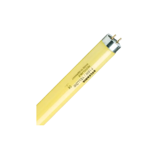 F 36W/YELLOW  G13 1550Lm  d26x1200mm (желтая) - цветная люминесцентная лампа T8 SYLVANIA
