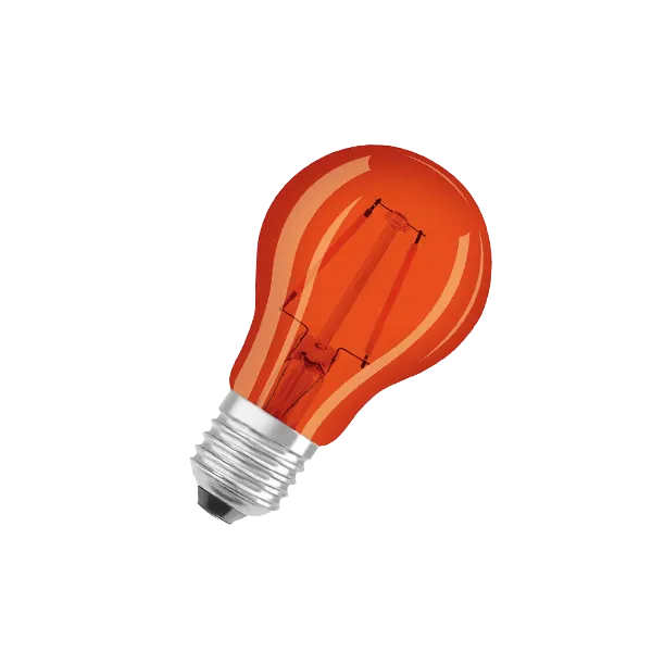 2.5W/515 (=15W) E27 Оранжевый LED STAR 230V CL A15 - Светодиодная филаментная лампа оранжевая OSRAM