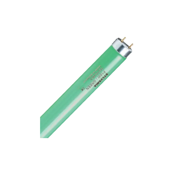 F 18W/GREEN  G13  1300Lm  d26x600mm (зеленая) - цветная люминесцентная лампа T8 SYLVANIA