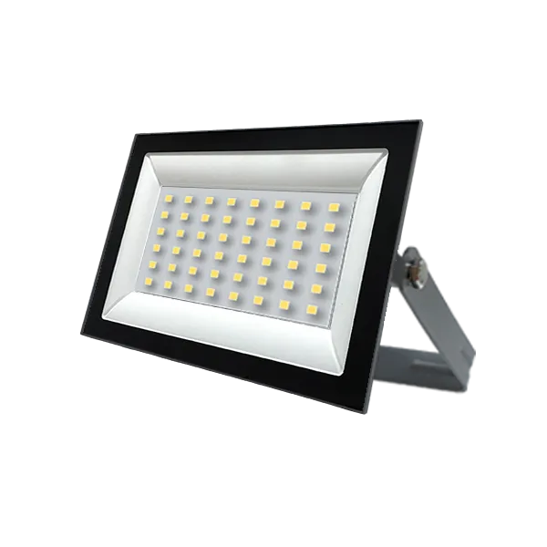 50W/ЖЁЛТЫЙ IP65 - Светодиодный цветной прожектор FL-LED Light-PAD Grey FOTON LIGHTING