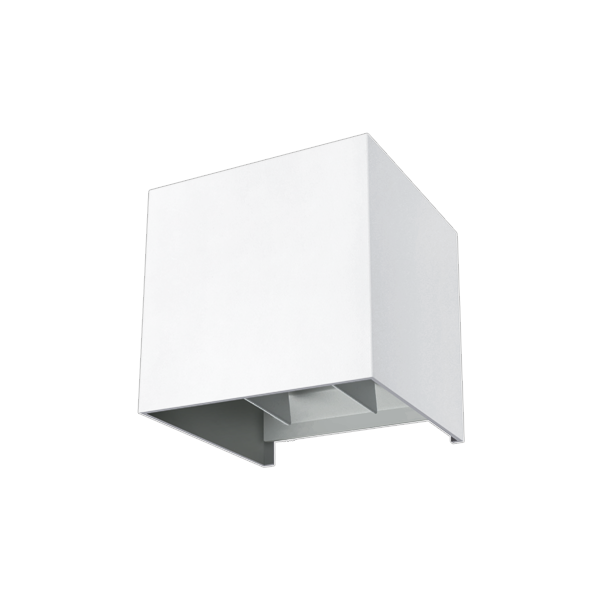 2x5W/3000+4000+6000K  IP65 2x500Lm Белый - Светодиодный настенный светильник FL-LED WallCube FOTON LIGHTING