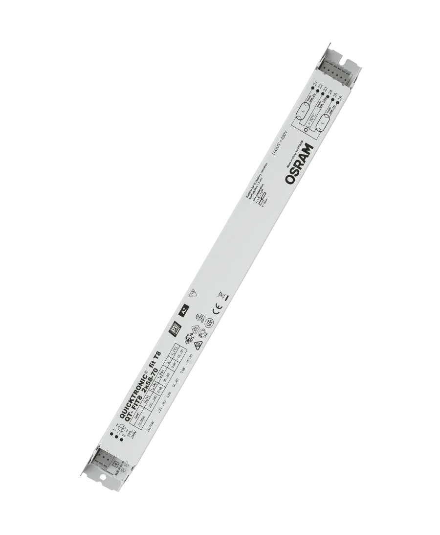 QT-FIT8 2X58-70/198-264V  360x30x28mm - ЭПРА для люминесцентной лампы Т8 OSRAM