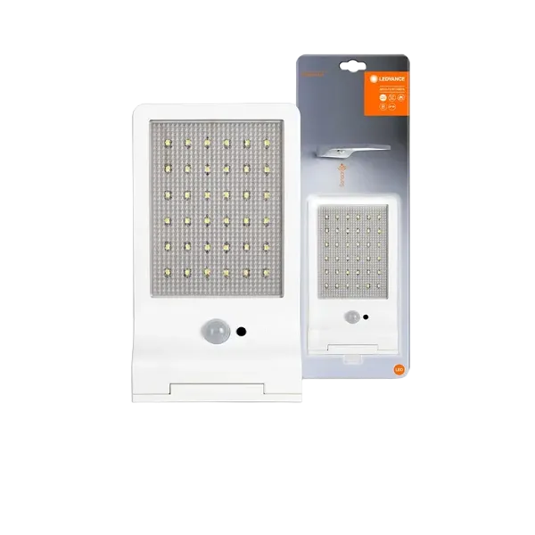 Уличный ночник | 3W/4000K IP44 (Свет/Движение) Белый 192x30x110мм | - LEDVANCE DoorLED Solar Sensor