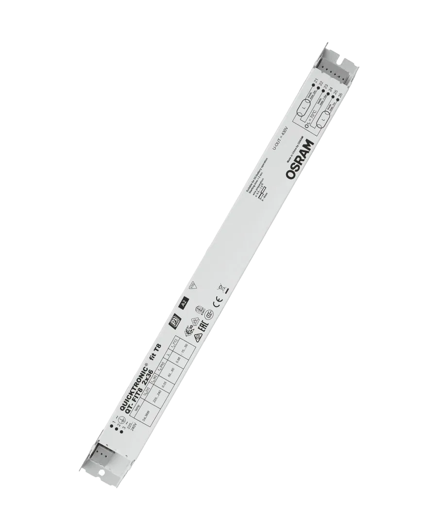 QT-FIT8 2X36/198-264V  360x30x28mm - ЭПРА для люминесцентной лампы Т8 OSRAM